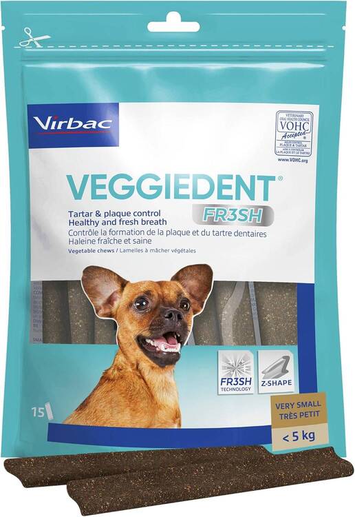 Veggiedent Fresh Xs 15 Pezzi